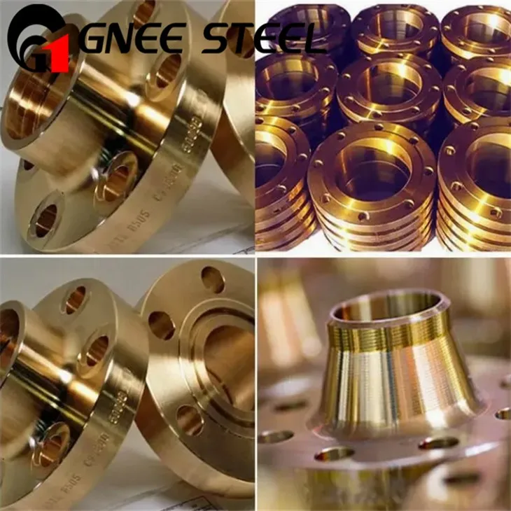 Brides de nickel cuivre C71500